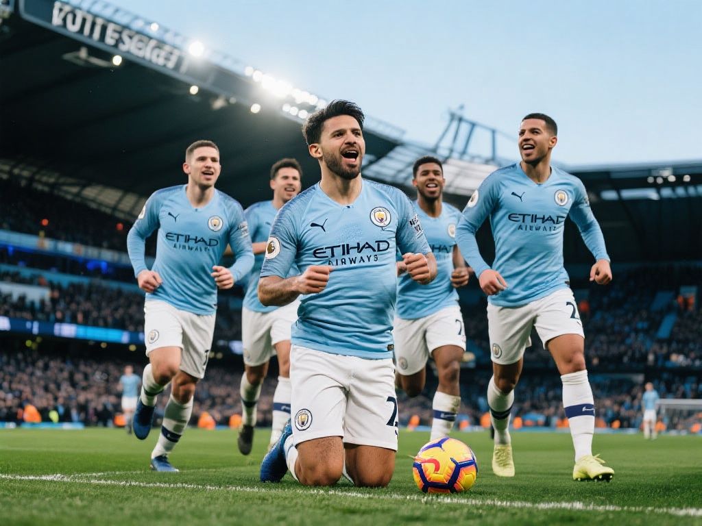 进球数据检验曼城锋线的辉煌
曼城队史英