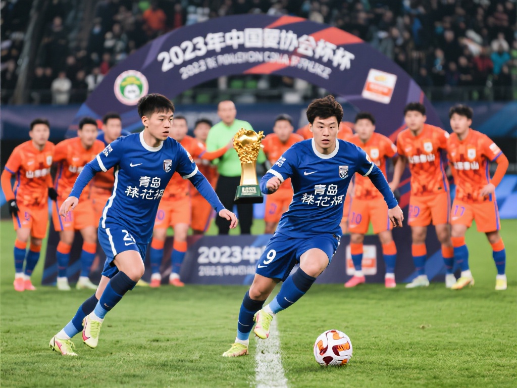 青岛申花力拼山东泰山,角逐2023足协杯决赛对阵名额 在2023年的中国足协杯赛场上,众多球队