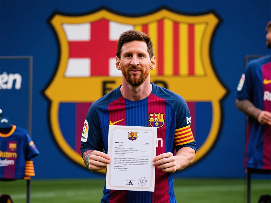 巴萨续约梅西引热议,合同细节成焦点 值得注意的是,此次巴萨选择将合同部分内容