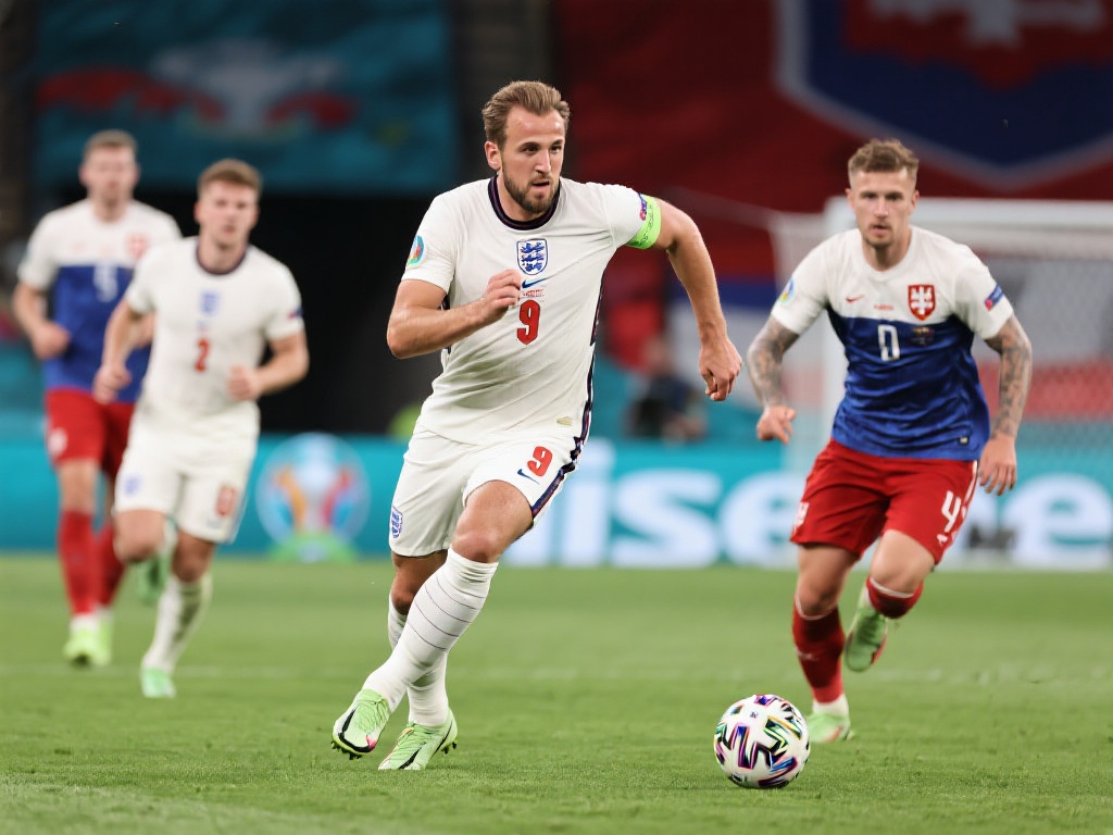 英格兰迎战斯洛伐克,西班牙对决格鲁吉亚:今日欧洲杯焦点赛事安排 英格兰面对斯洛伐克:强者之争
英格兰作